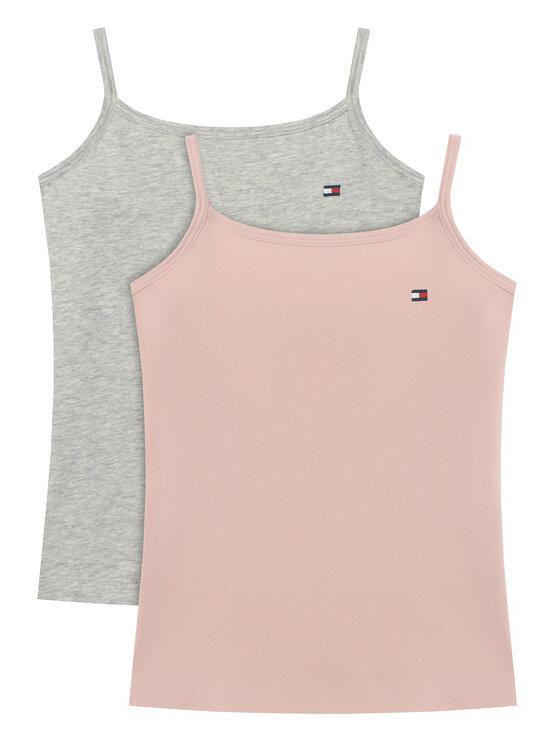 Tommy Hilfiger Komplet topów UG0UG00832 Różowy Regular Fit