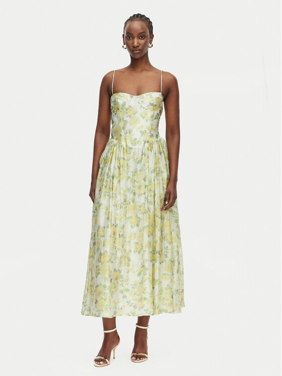 Bardot Sukienka koktajlowa Estie 59786DB5 Żółty Regular Fit
