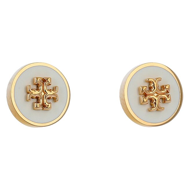 Tory Burch Kolczyki Kira 90547 Biały
