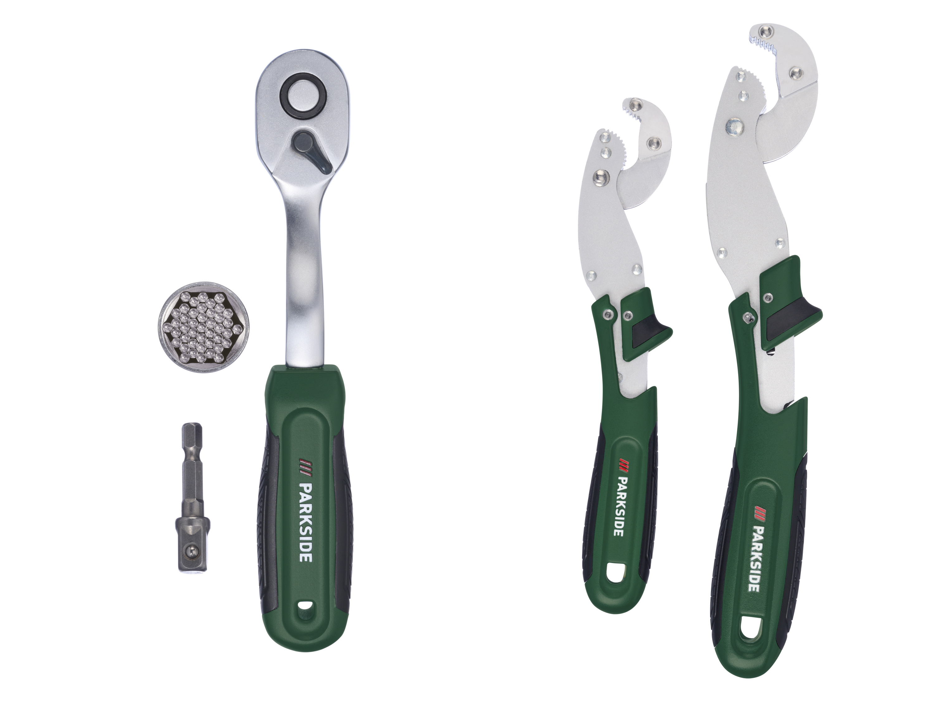 PARKSIDE® Zestaw grzechotek z uniwersalnym kluczem nasadowym PRMS 21 B1 / Zestaw kluczy uniwersalnych