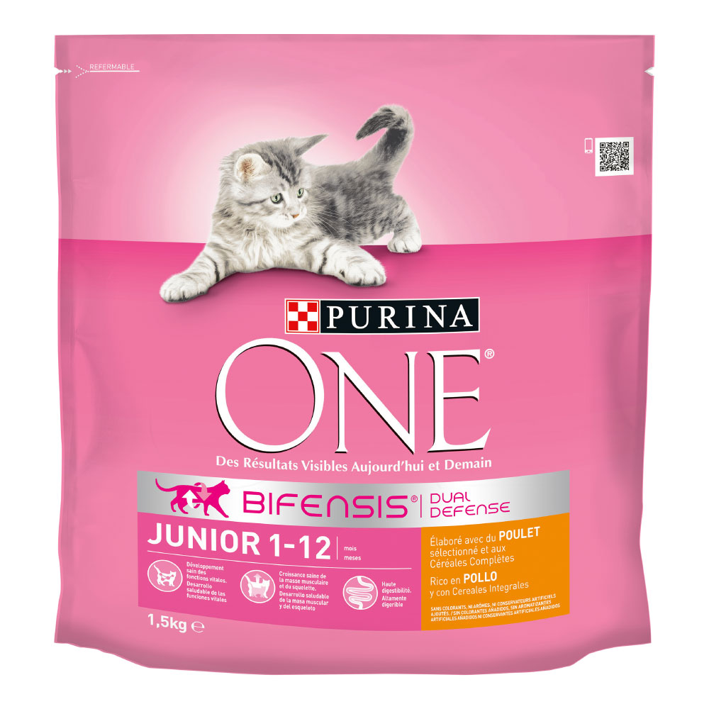 PURINA ONE Junior 1-12 miesięcy kurczak dla kociąt - 1,5 kg