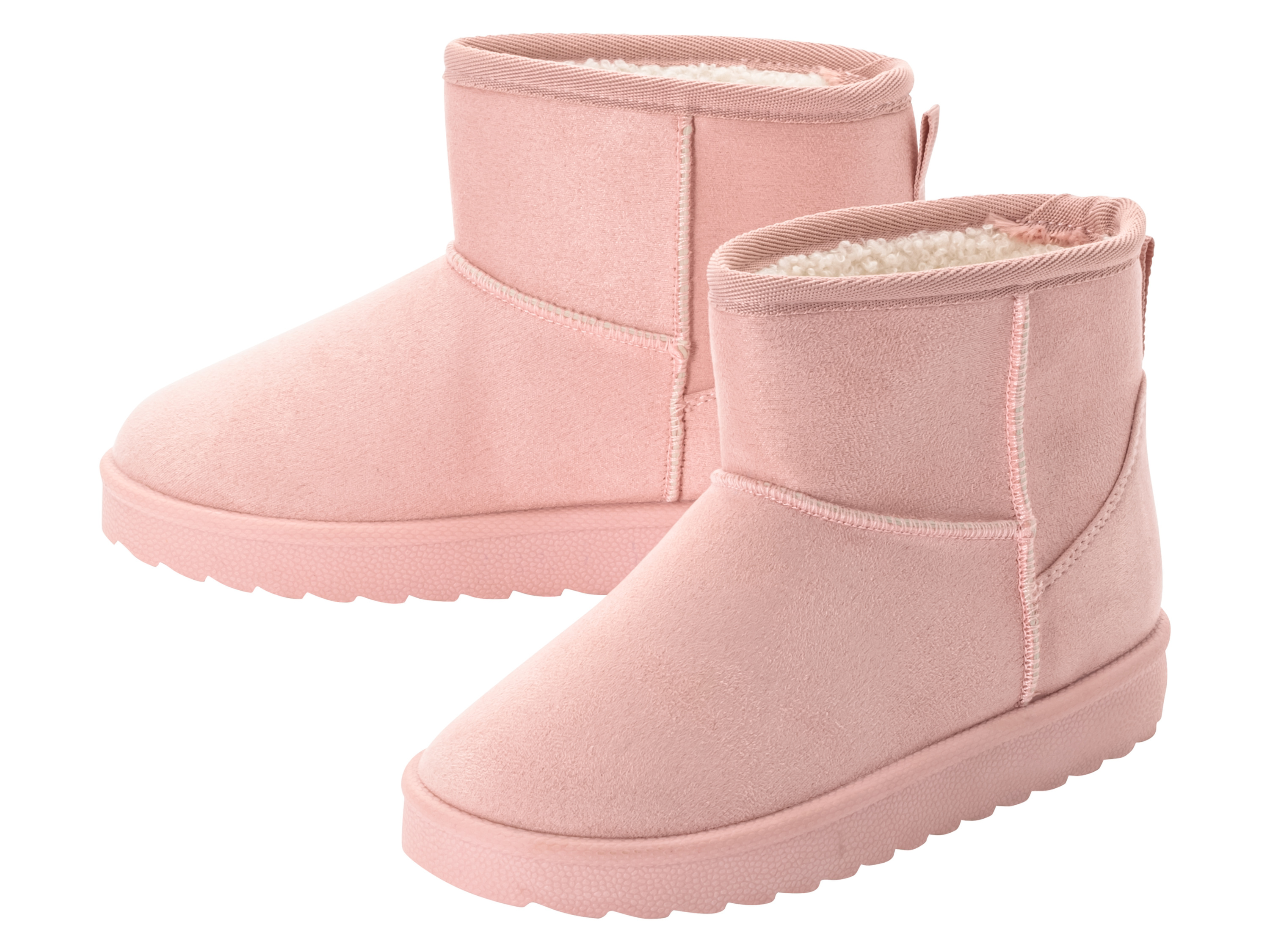 pepperts!® Buty zimowe dziecięce z imitacji zamszu (Różowy, 37) miniaturka