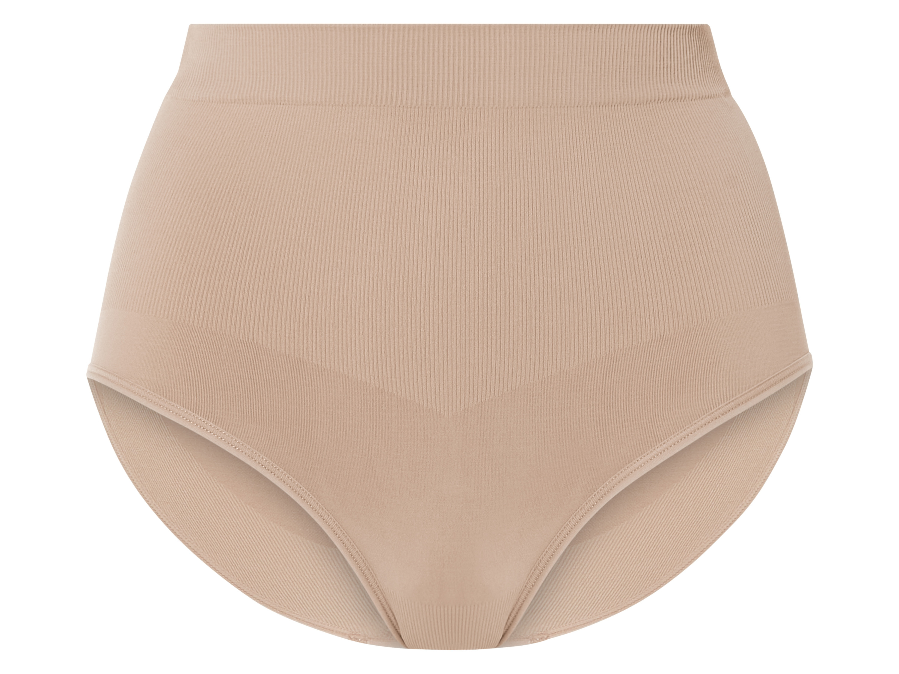 esmara® Figi damskie lekko modelujące, bez bocznych szwów (XL(48/50), Beżowy) miniaturka