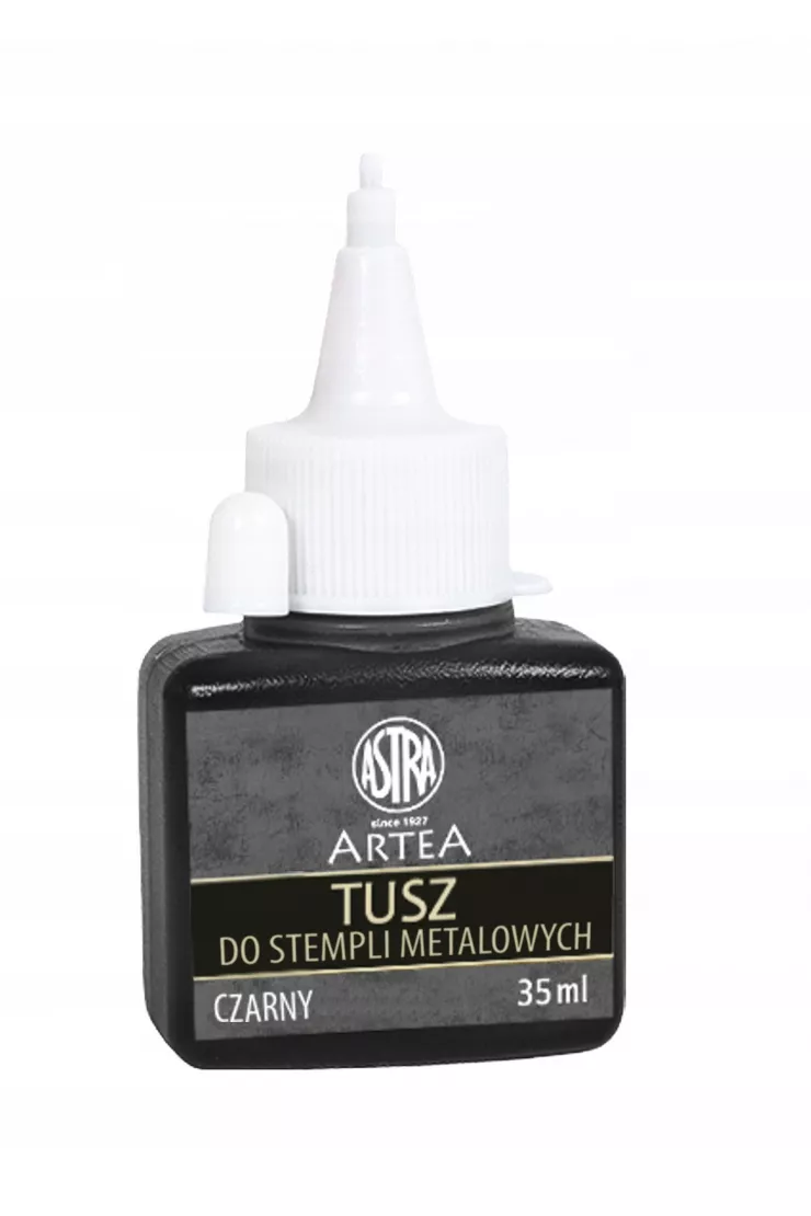 Tusz do stempli metalowych czarny
