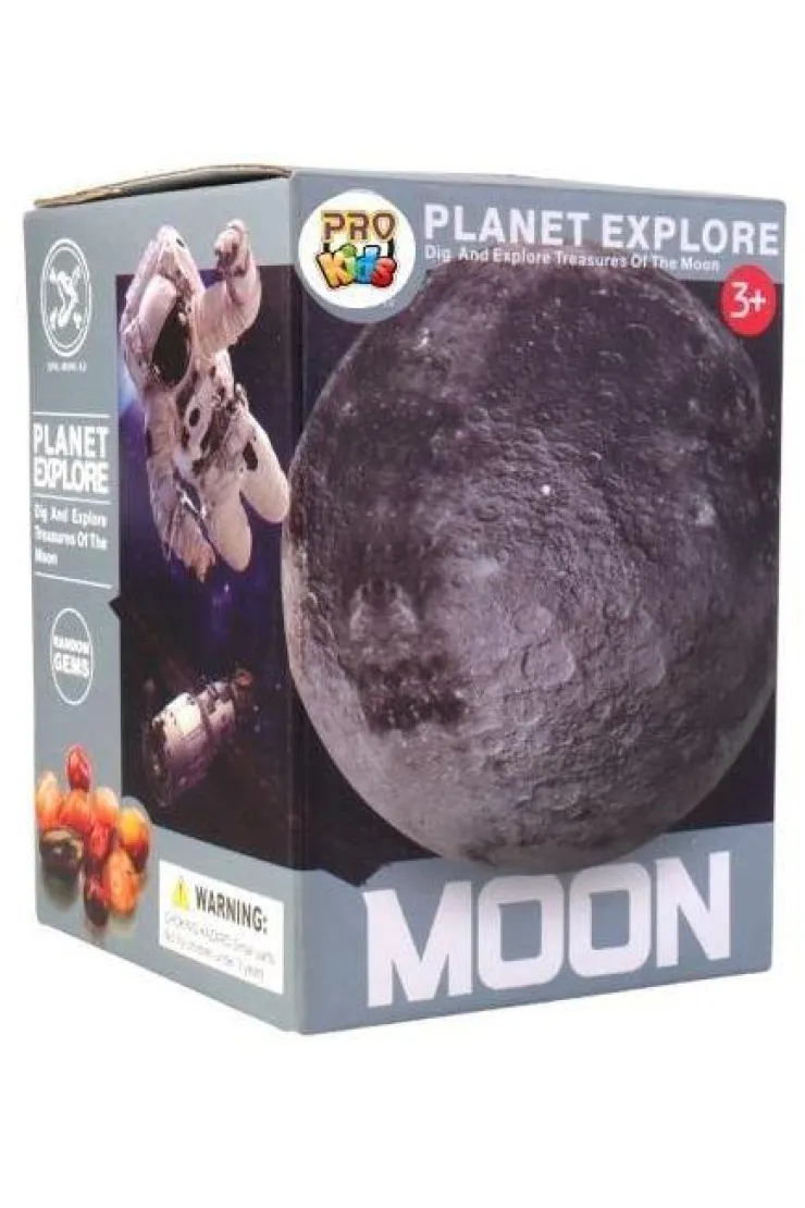 Wykopaliska minerałów planeta Księżyc