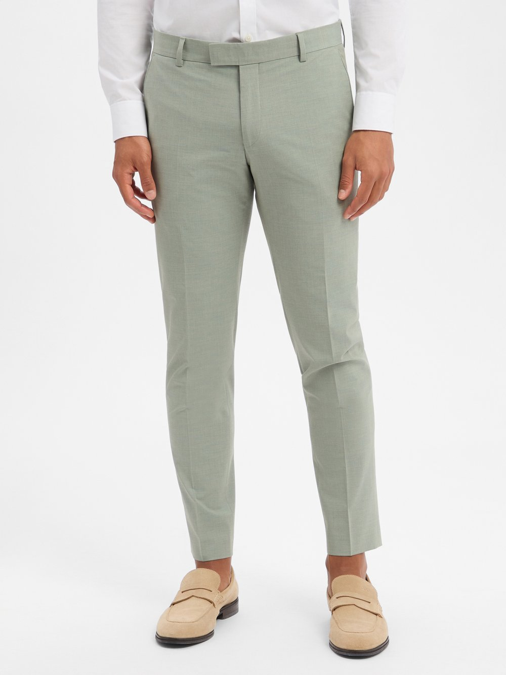 Strellson Męskie spodnie modułowe - Melwin Mężczyźni Slim Fit zielony, 50