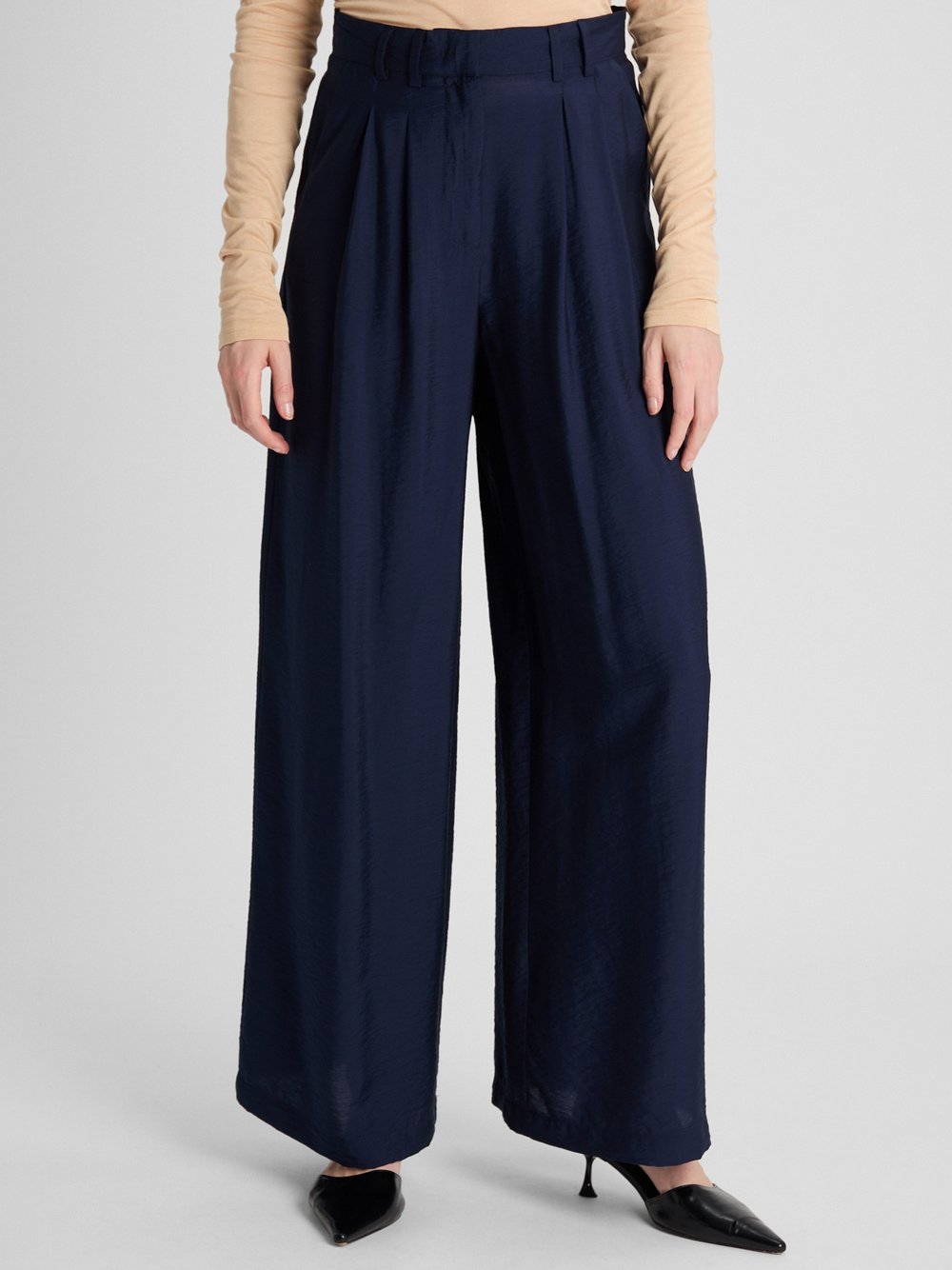 Guido Maria Kretschmer Damskie spodnie plisowane - Finja Kobiety niebieski, 38