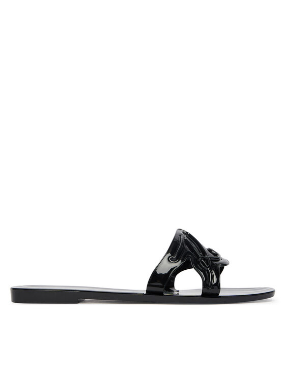 KARL LAGERFELD Klapki Jelly KL80008C Czarny