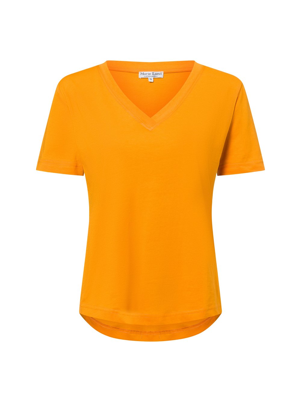 Marie Lund T-shirt damski Kobiety Bawełna pomarańczowy, XS