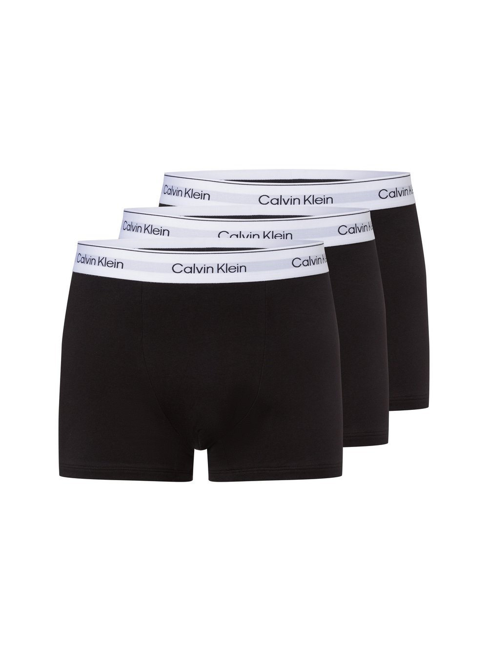 Calvin Klein Męskie kąpielówki w 3-paku Mężczyźni Bawełna czarny|biały|szary, S
