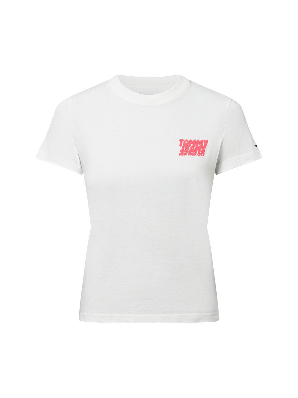 Tommy Jeans Koszulka damska Kobiety Bawełna biały, XS