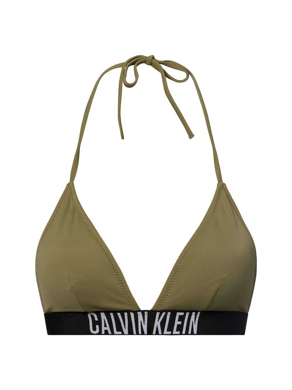 Calvin Klein Damski stanik bikini - usztywniany Kobiety Sztuczne włókno zielony, L