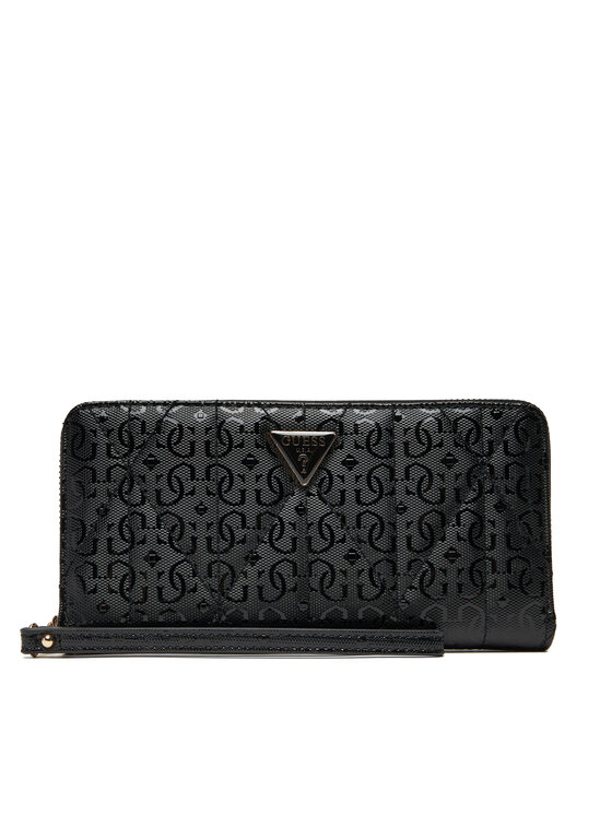 Guess Duży Portfel Damski Aldina Slg SWGG96 63146 Czarny