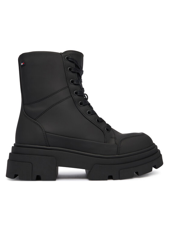 Tommy Hilfiger Trzewiki Tommytech Water Repellent Laceup FW0FW09161 Czarny
