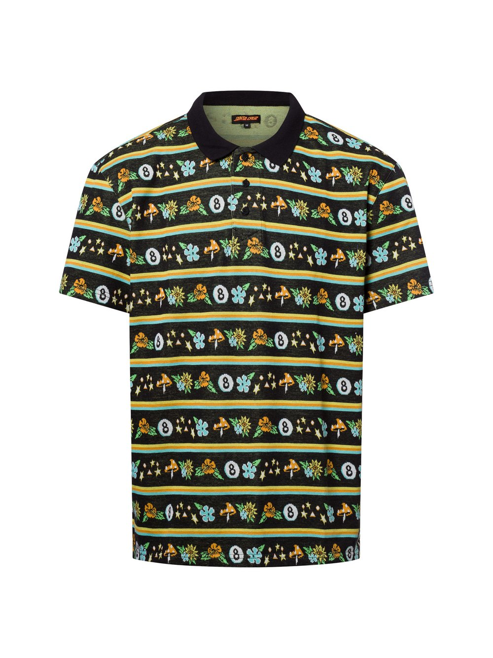 Santa Cruz Męska koszulka polo - Winkowski Trip Stripe Mężczyźni Bawełna wielokolorowy, L