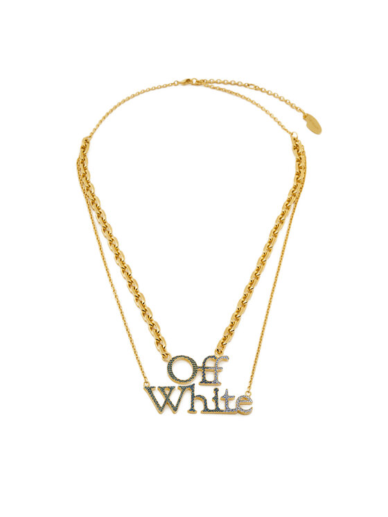 Off-White Naszyjnik OWOB097S23MET0028445 Złoty