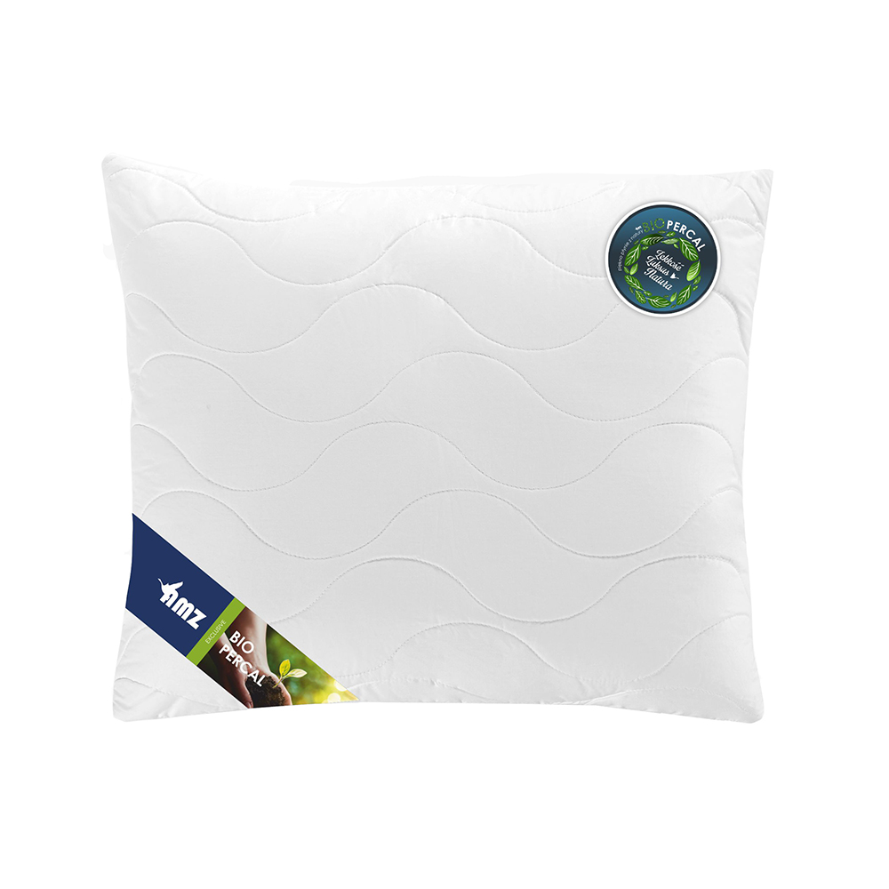 Poduszka Biopercal AMZ 70x80 cm Pikowana bawełna 100%, certyfikat Oeko-Tex
