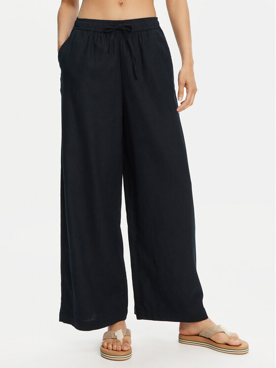Roxy Spodnie materiałowe Lekeitio Break ERJNP03545 Czarny Regular Fit
