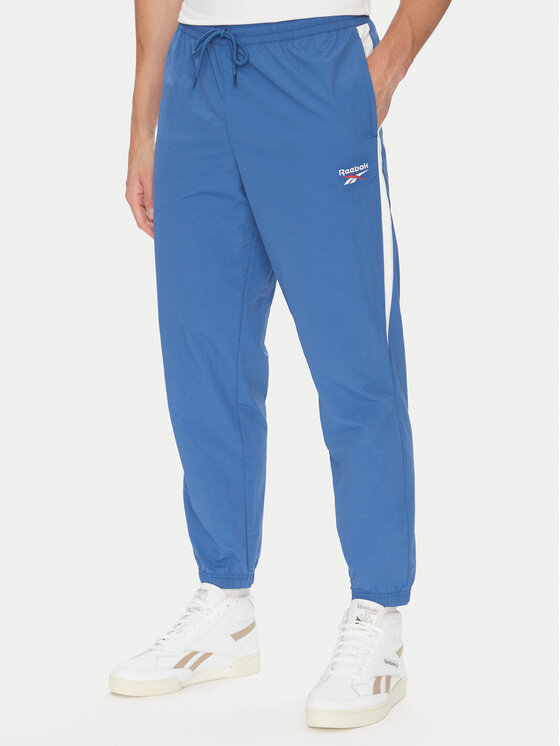Reebok Spodnie dresowe 100215278 Niebieski Regular Fit miniaturka