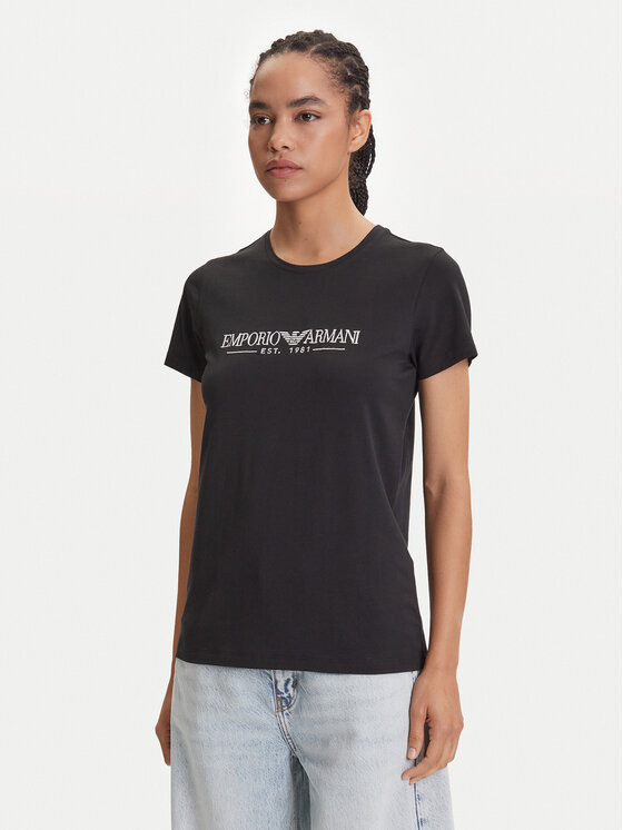 Emporio Armani Underwear T-Shirt EW000408 AF10881 UC001 Czarny Regular Fit