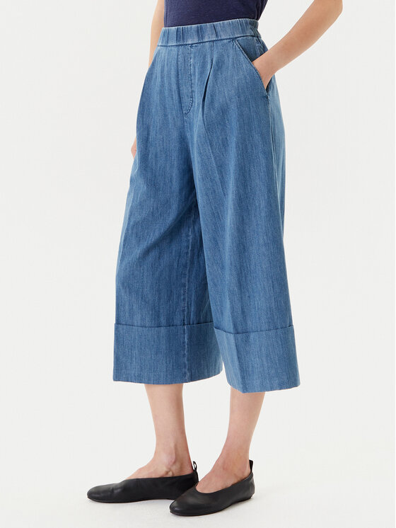 United Colors Of Benetton Kuloty 4KOWDF09M Niebieski Relaxed Fit