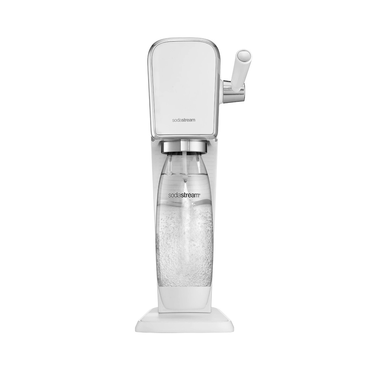 SodaStream saturator Art Biały + butelka 1L + cylinder z gazem CO2