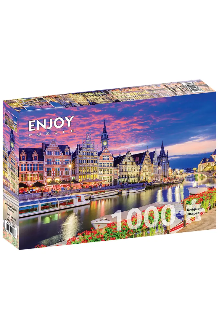 Puzzle 1000 el. Gandawa, Belgia