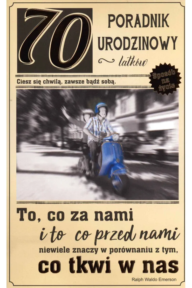 Kartka okolicznościowa Urodziny 70 U58