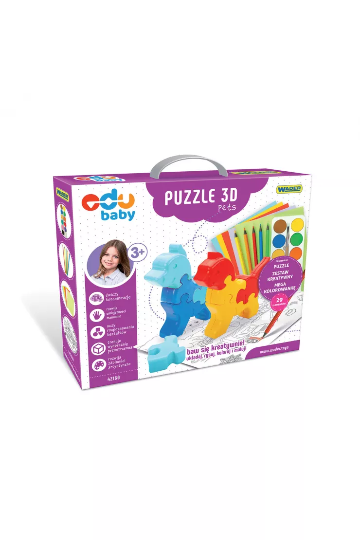 Puzzle 3D Zwierzęta domowe