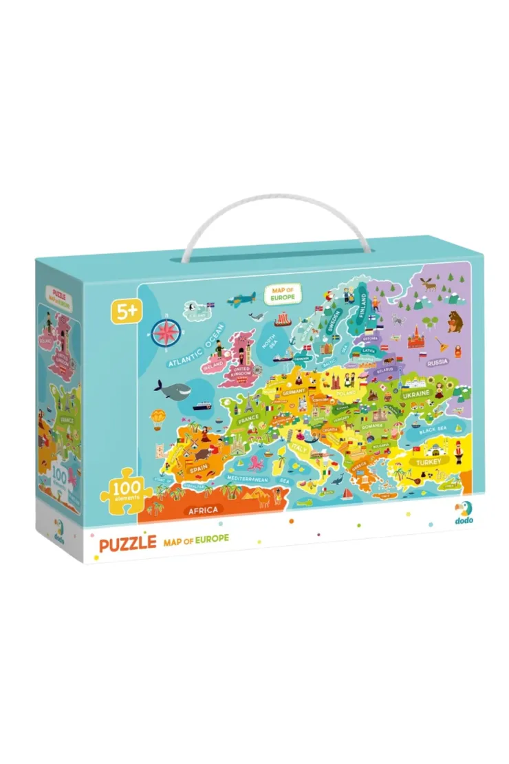 Puzzle 100 el. Mapa Europy