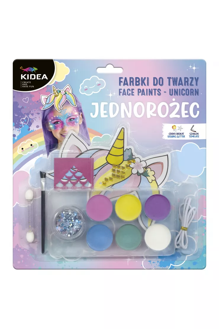 Farby do twarzy Jednorożec