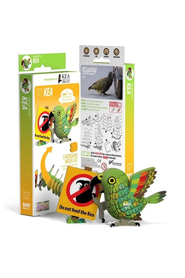 Papuga Kea Eugy. Eko Układanka 3D