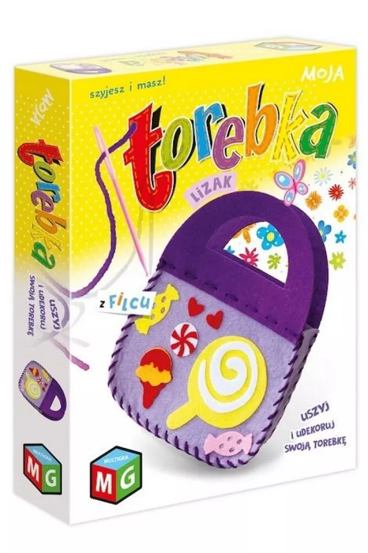Torebka Lizak z filcu
