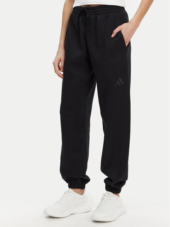 adidas Spodnie dresowe ALL SZN Fleece IW1024 Czarny Loose Fit