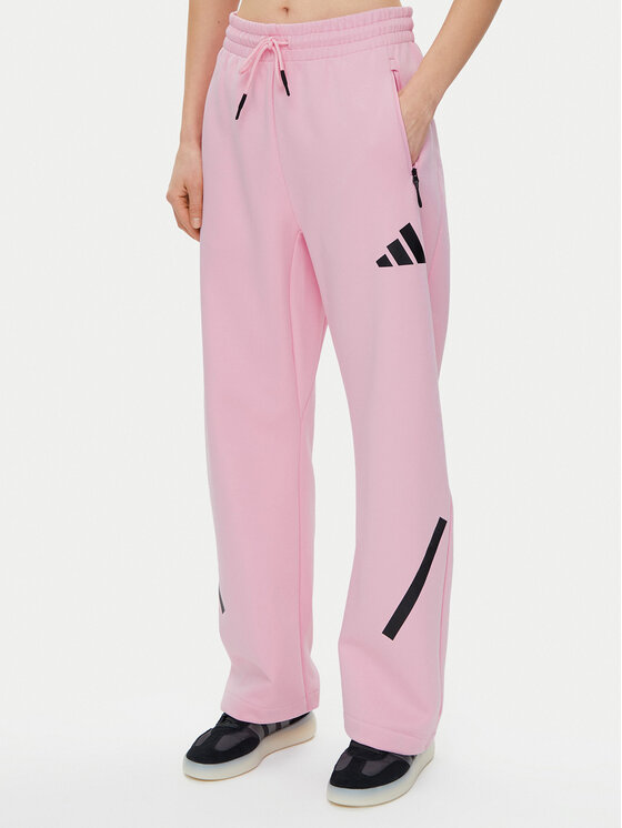 adidas Spodnie dresowe Z.N.E. Barrel JC5410 Różowy Loose Fit