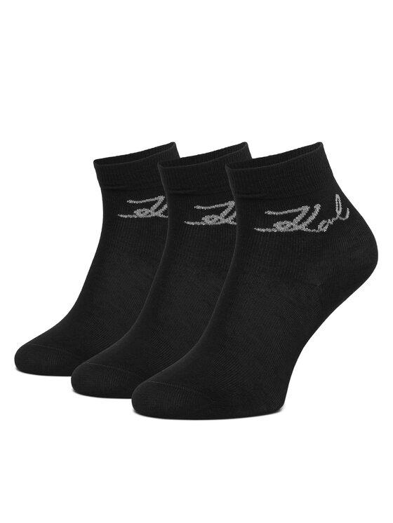 KARL LAGERFELD Skarpety długie A4W47031 Czarny