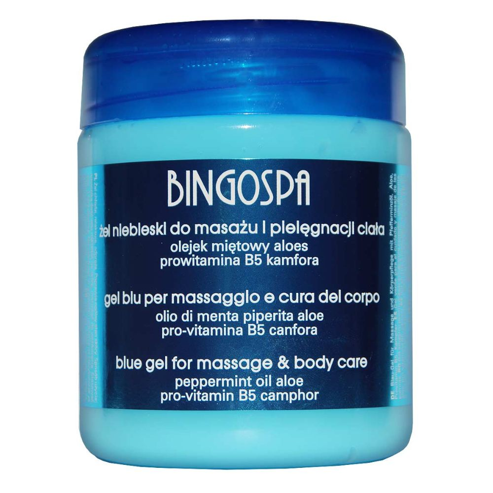 BINGOSPA żel niebieski do masażu 500 g