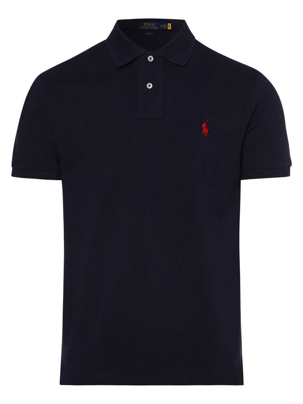 Polo Ralph Lauren Męska koszulka polo Mężczyźni Bawełna niebieski, S