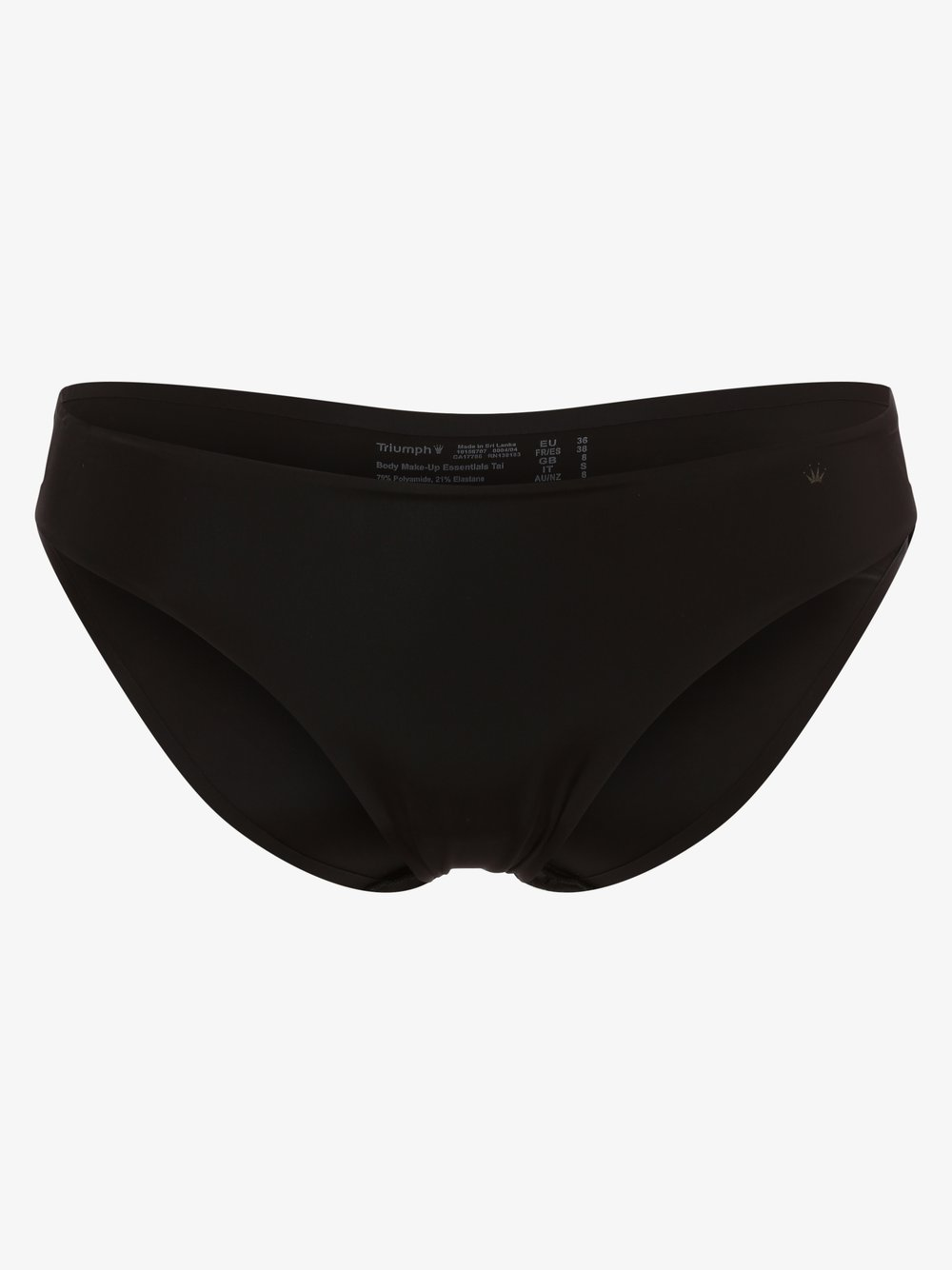 Triumph Damskie slipy typu tai Kobiety Sztuczne włókno czarny, 36