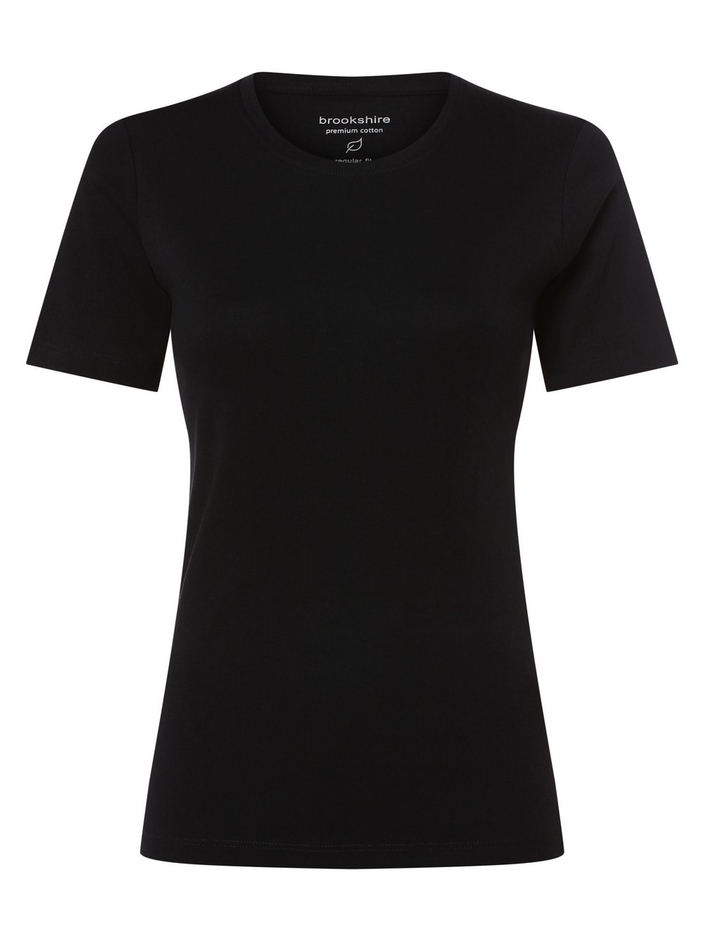 brookshire T-shirt damski Kobiety Bawełna czarny, XXL