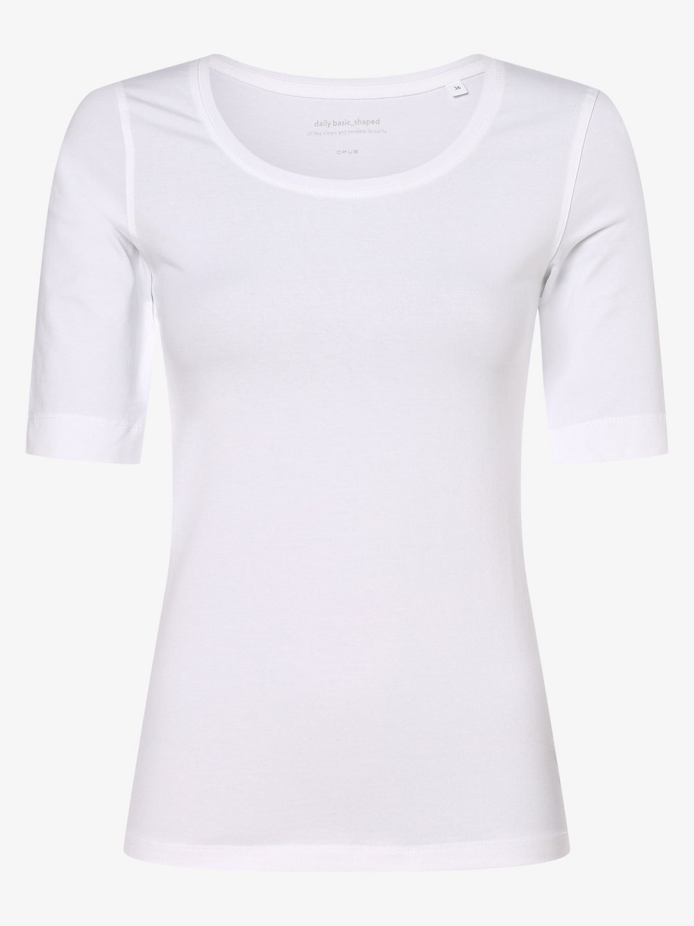 Opus T-shirt damski Kobiety Bawełna biały, 38