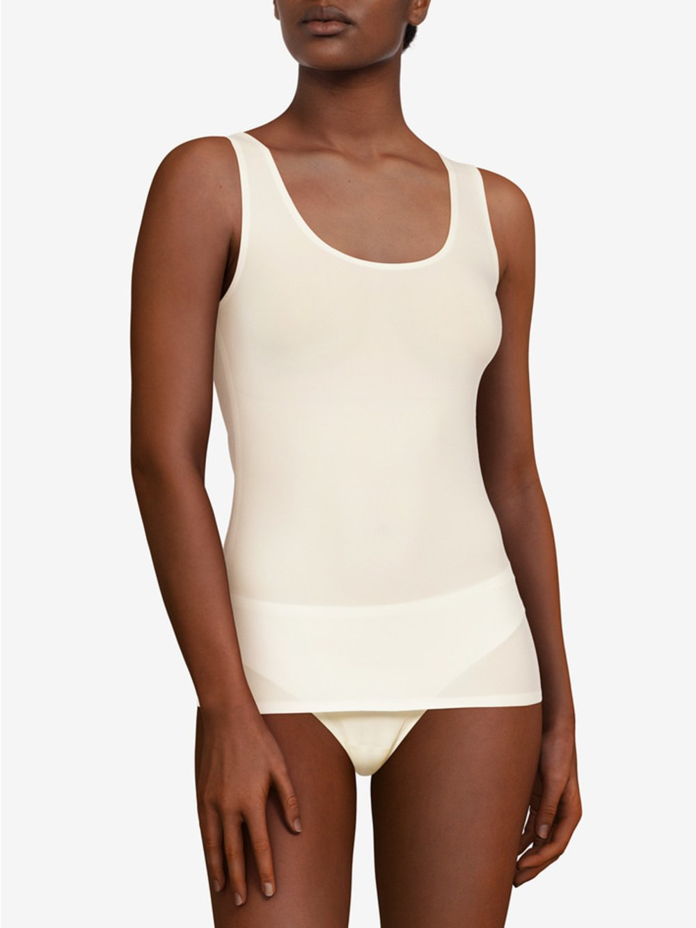 Chantelle Tank top damski Kobiety Sztuczne włókno biały, ONE SIZE