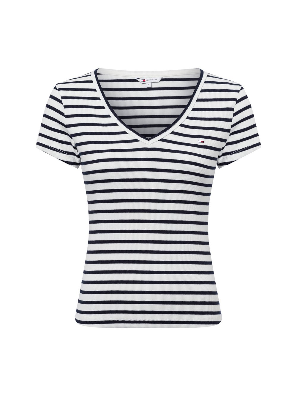 Tommy Jeans Koszulka damska Kobiety Bawełna biały|niebieski, XS