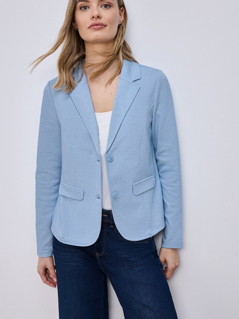 Street One Damska bluza dresowa Kobiety niebieski, 40