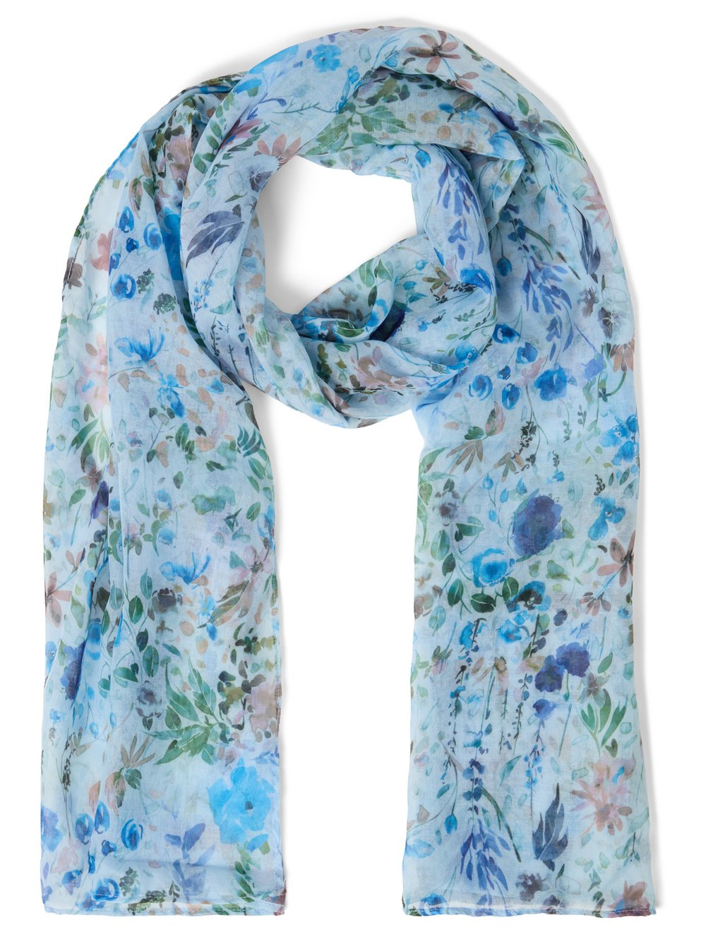 Marie Lund Szalik damski Kobiety niebieski|wielokolorowy, ONE SIZE