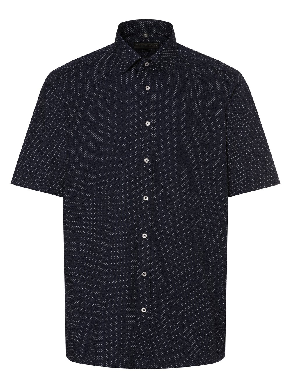 Finshley & Harding Koszula męska - Łatwe prasowanie Mężczyźni Modern Fit Bawełna niebieski, 41