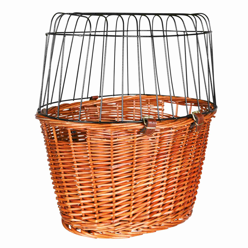 Trixie przedni koszyk rowerowy z kratką - Dł. x szer. x wys.: 44 x 33 x 48 cm miniaturka