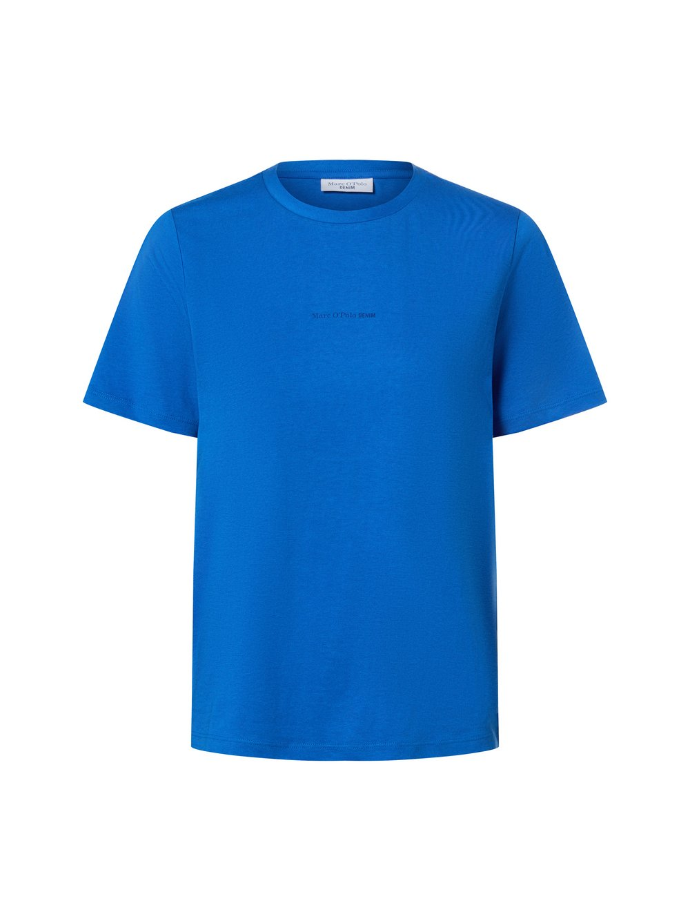 Marc O'Polo Denim Koszulka damska Kobiety Bawełna niebieski jednolity, XS