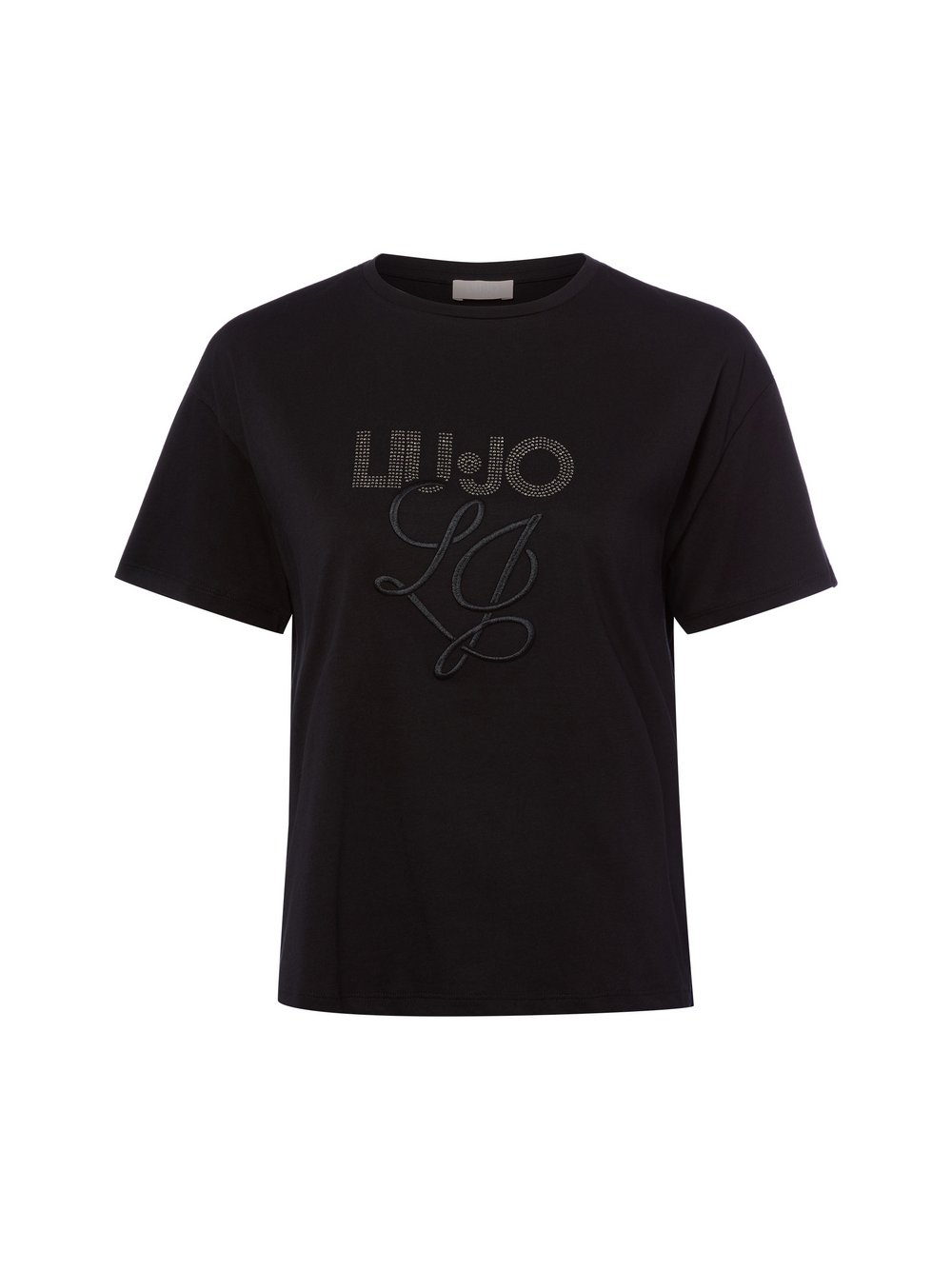 Liu Jo Collection Koszulka damska Kobiety Bawełna czarny, XL