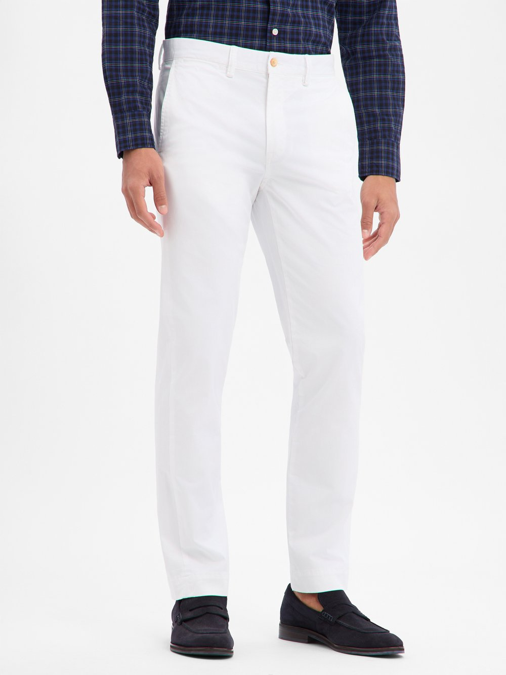 Polo Ralph Lauren Spodnie - Bedford Mężczyźni Bawełna biały, 32-32